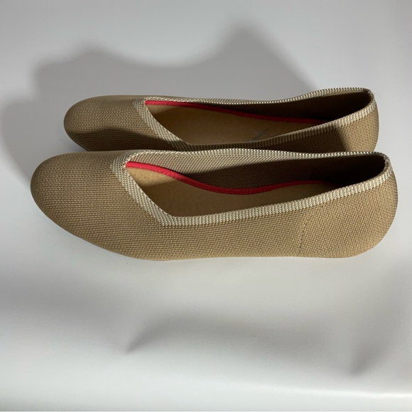Seven7 Katelyn Tan Slip-On Look-a-Like Rothy’s & Like New Shoe Flats Size 9. - Picture 10 of 13
